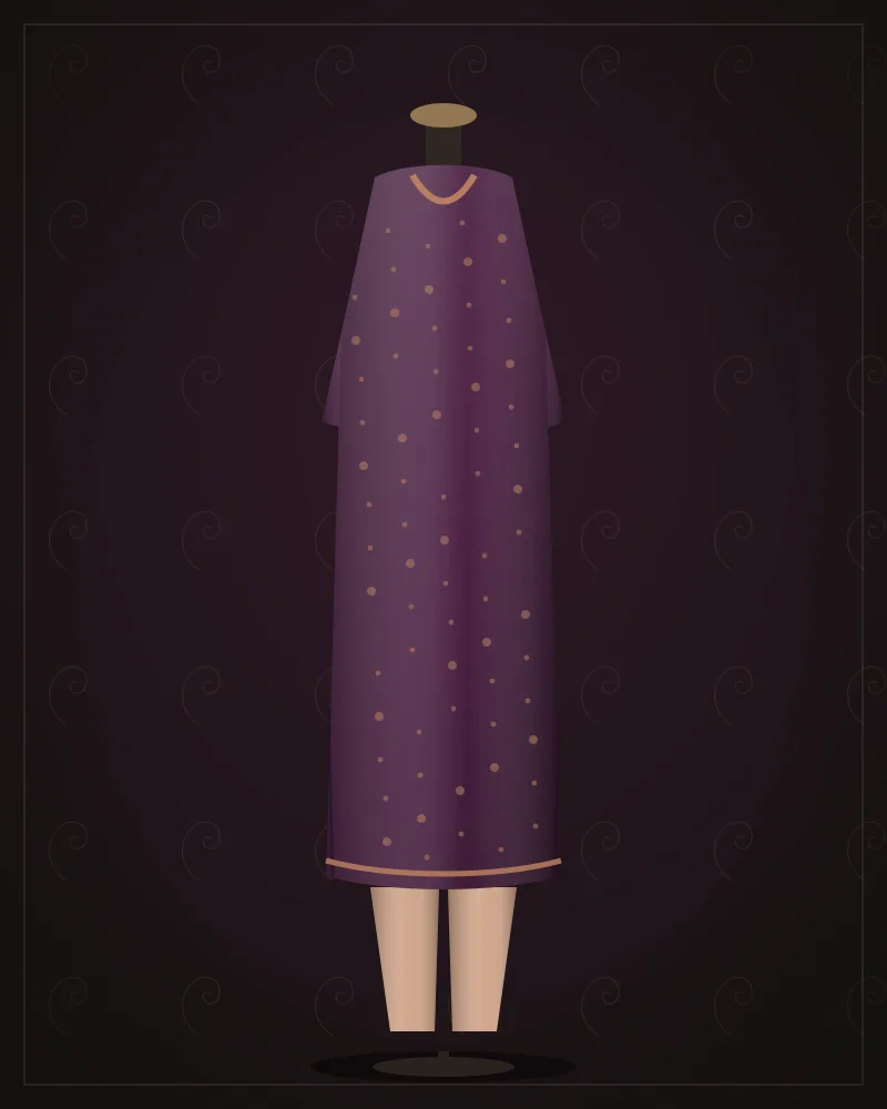 Silk Kurta & Palazzo Set — Plum